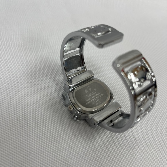 Hello Kitty Silver Cuff Bracelet Watch - Picture 4 of 8